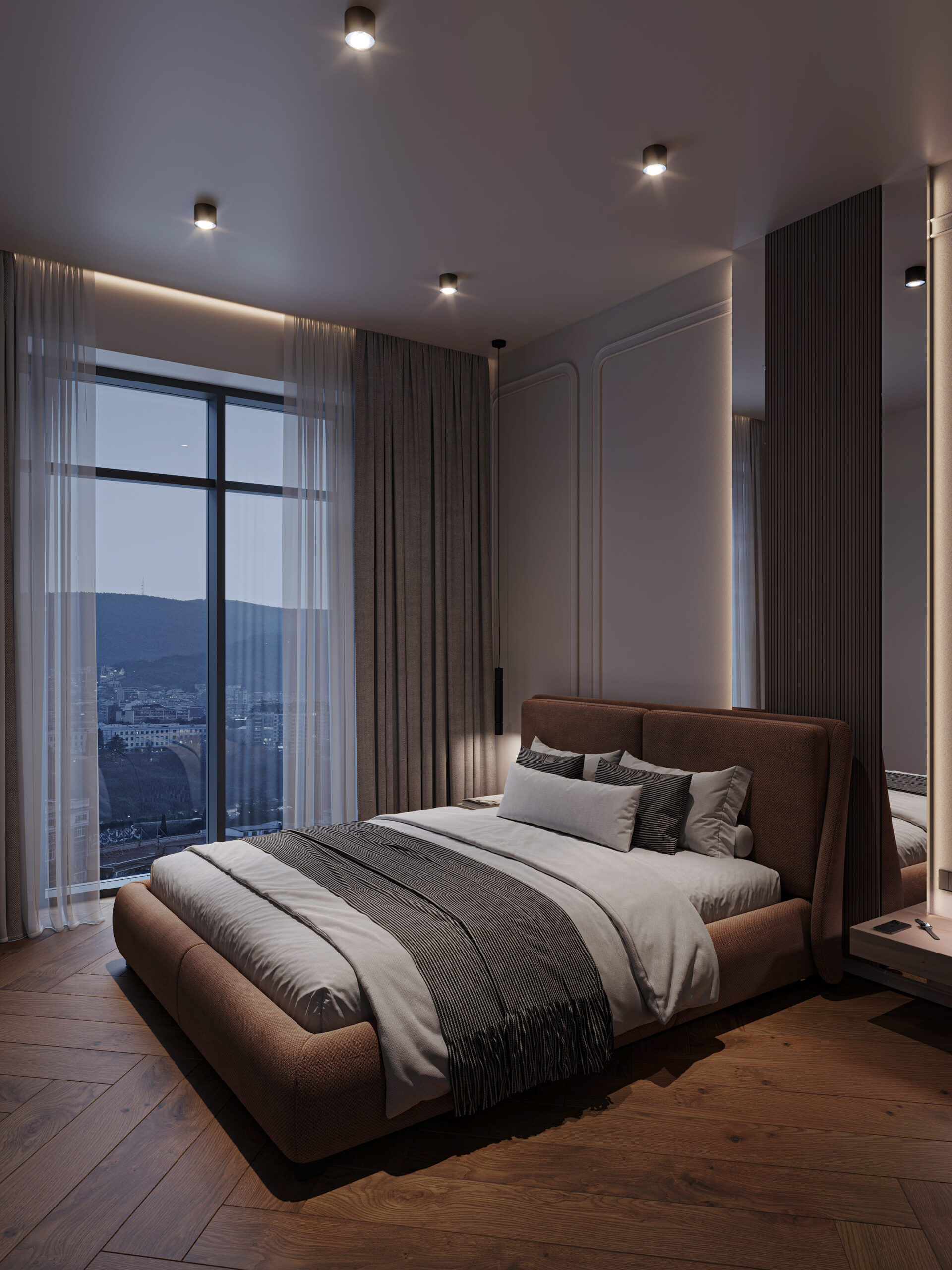 Mieszkanie od dewelopera Gruzja - sypialnia w nowym mieszkaniu | Apartamentowiec Tbilisi