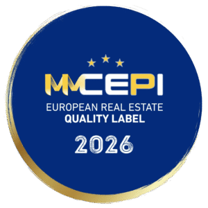 Logo MMCEPI - stowarzyszenie specjalistów rynku nieruchomości - European Real Estate Quality Label 
